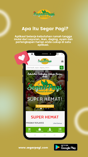 Android application SEGAR PAGI screenshort