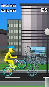 Stickman Bike Wheelie