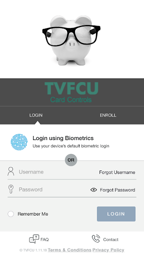 Android application TVFCU Cards screenshort