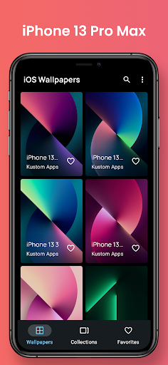 Android application iOS 16 Wallpapers screenshort
