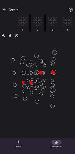 Android application LED-Cube screenshort