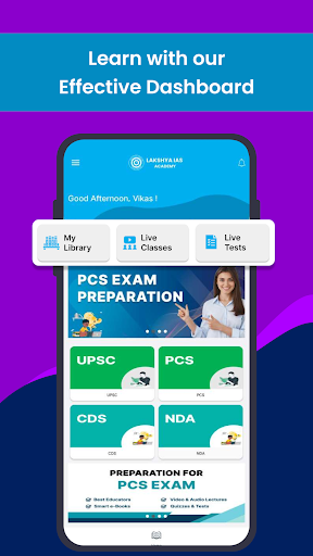 Android application Lakshya Learning App screenshort