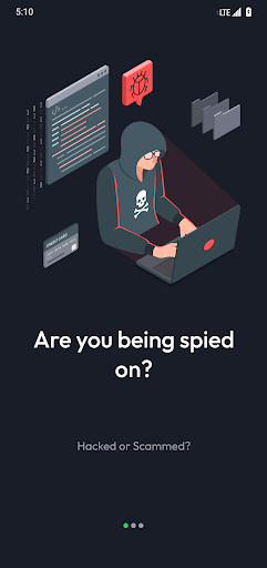 Android application Pwned Report: Scan Your Device screenshort