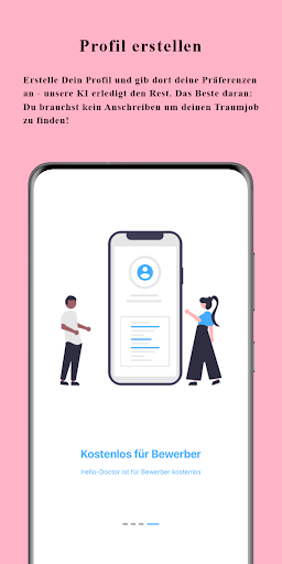 Android application Hello Doctor - Jobs für Ärzte screenshort