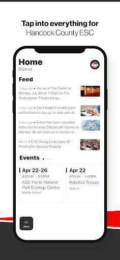 Android application Hancock County ESC screenshort