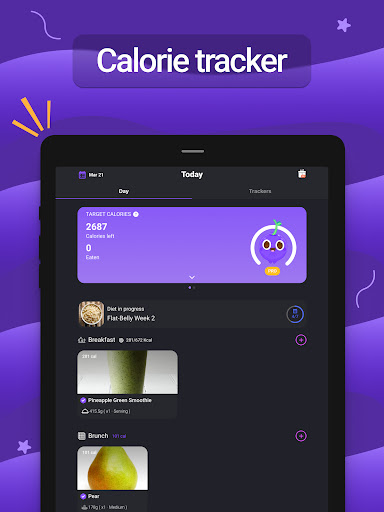 Screenshot of Yamfit AI: diet & food tracker