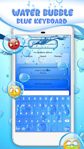 Screenshot 3 Teclados De Agua Azul android
