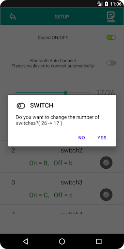 Bluetooth Switch - Arduino Screen 3