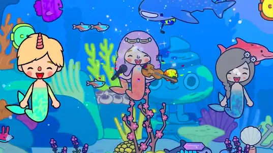 Toca Boca - Mermaid Wallpaper