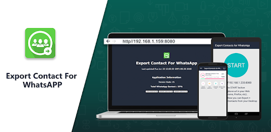 Export Contacts For WhatsApp