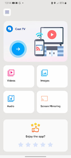 Android application Cast to TV , Screen Mirroring screenshort