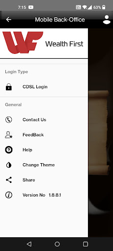 WF Backoffice Screen 3