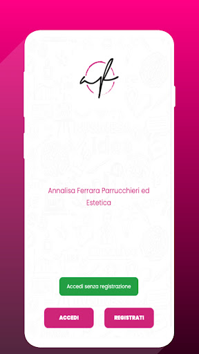 Android application Annalisa Ferrara Parrucchieri screenshort