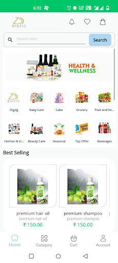 Android application DigZig screenshort