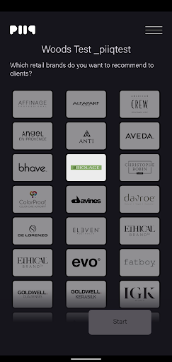 Android application The Hair App screenshort