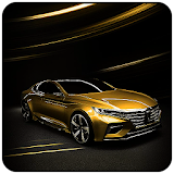 Gold Car Theme Luxury icon