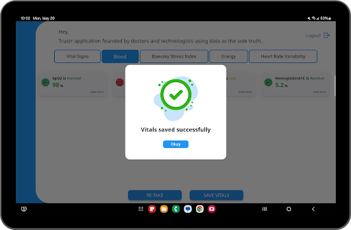 Trustr Kiosk JITM Screenshot
