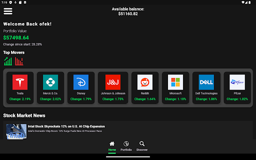 StockSphere trading simulator