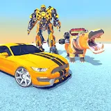 Hippo Robot Car Transforming - Robot Shooting icon