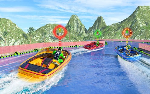 Speed boat racing games 3d Screenshot