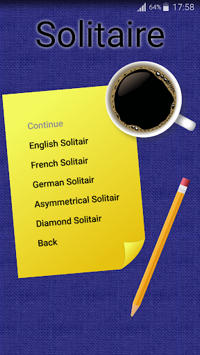 Peg Solitaire Screen 2