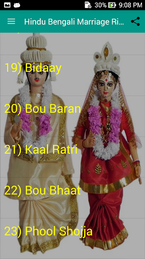 Bengali Hindu Marriage Rituals Screen 3
