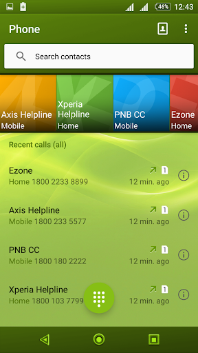 Layers Green Xperien Theme