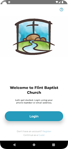 Android application Flint Baptist screenshort