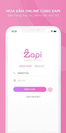 Android application Zapi screenshort