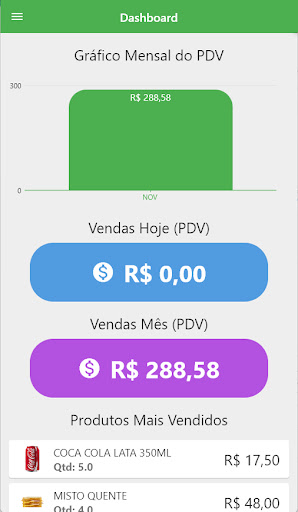 Android application PDV Mobile screenshort