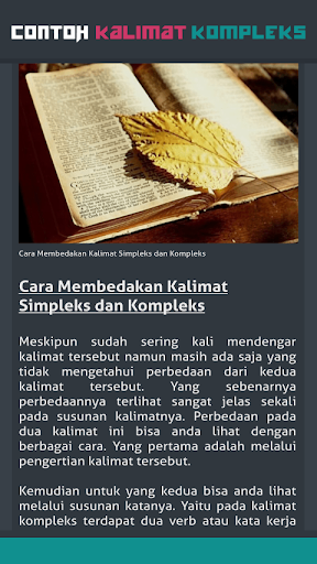 Contoh Kalimat Simpleks dan Kompleks