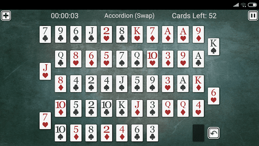 Android application Accordion Solitaire screenshort
