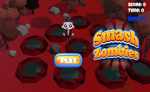 Smash The Horror Zombies Game
