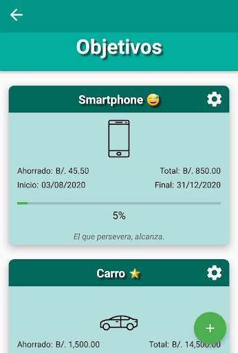 Cuentas Claras - Gestor de gas Screen 3