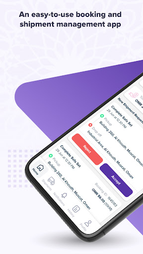 Android application Reach Logistics screenshort