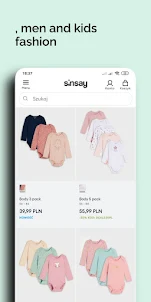 Sinsay's shopping app