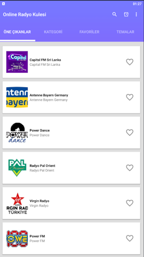 Android application Myradios Online Radyo Kulesi screenshort