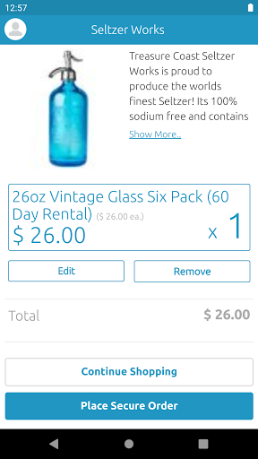 Seltzer Works Screen 3