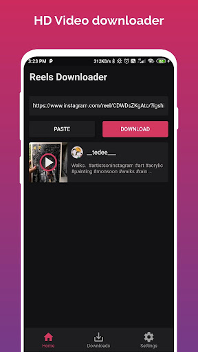 Reels Video Downloader for Instagram