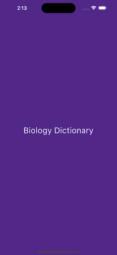 Biology Dictionary form 1 & 2 Screen 3