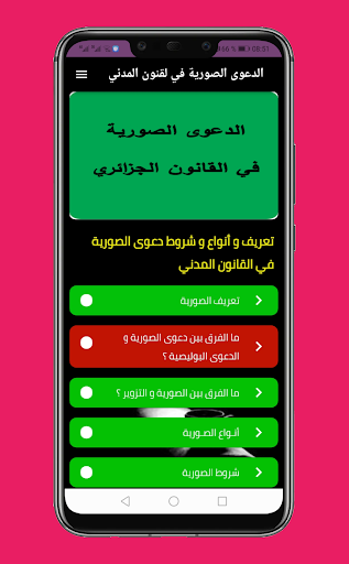 الدعوى الصورية في لقنون المدني