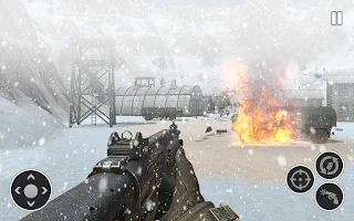 Snow Army Sniper Shooting War: - Screenshot 3