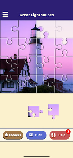 Great Lighthouses Puzzle Screen 2