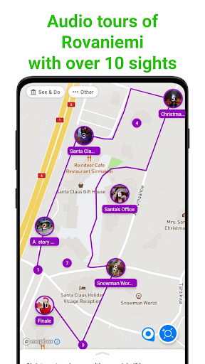 Android application Rovaniemi SmartGuide screenshort