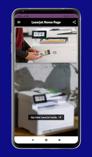 Android application Hp Color Laserjet Guide screenshort