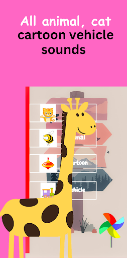 Android application Animal Sounds: Cat, Cartoon screenshort