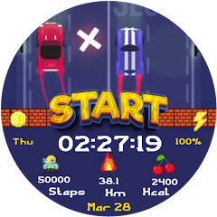 Arcade Car Animated Watch Face