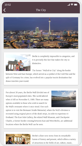 Booking Berlin & Travel Map Screen 2
