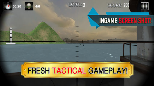 Sniper 3D Shooting Games - Naval Battlefield World