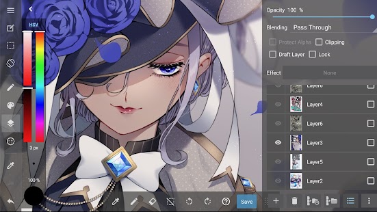 MediBang Paint - Art numérique Capture d'écran